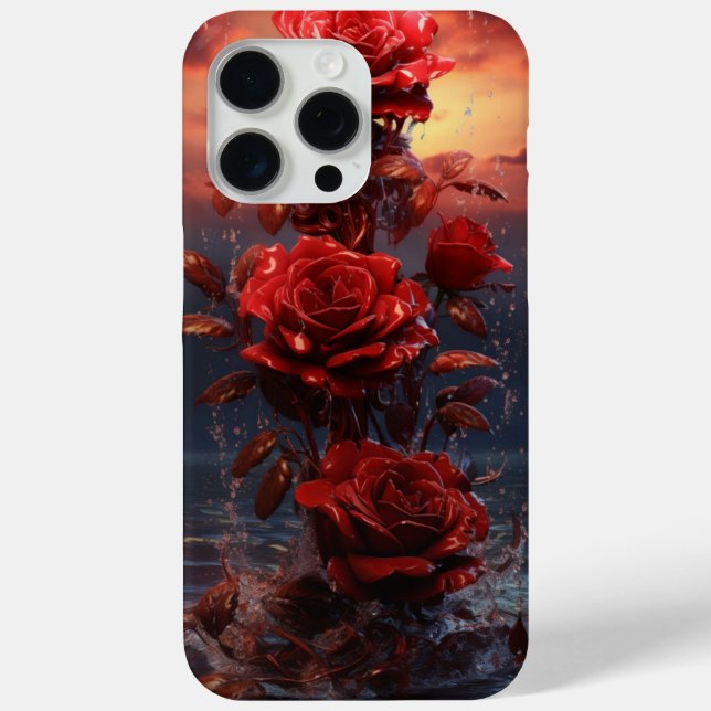 Funda De Case-Mate Para iPhone Coques iPhone 15 Pro Max - Séries Rose -4 (Reverso )