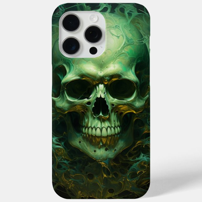 Funda De Case-Mate Para iPhone Coques iPhone 15 Pro Max -Skull 4 (Reverso )