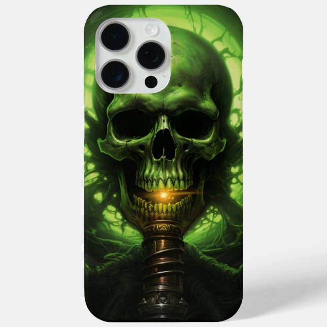 Funda De Case-Mate Para iPhone Coques iPhone 15 Pro Max -Skull 5 (Reverso )