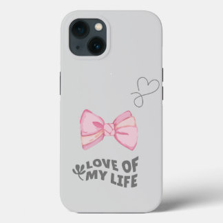 Funda Para iPhone 13 coqueta con amor
