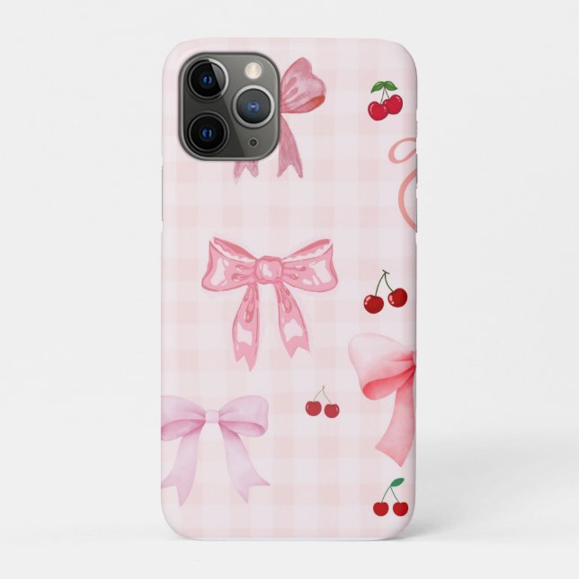 Funda De Case-Mate Para iPhone Coquetas de chicharrón rosado (Reverso)
