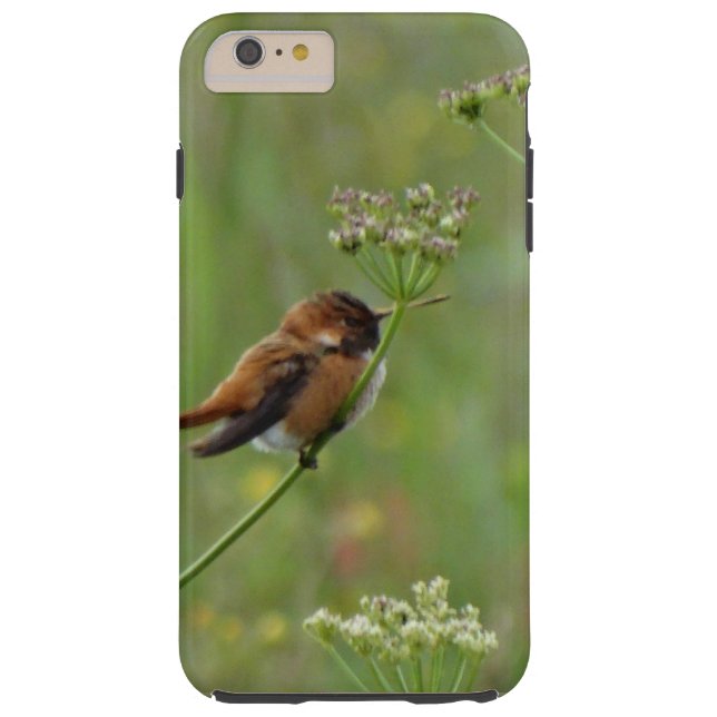 Funda De Case-Mate Para iPhone Coqueto colibrí (Reverso)