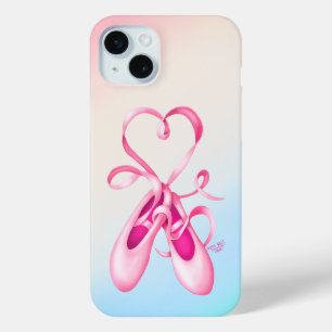 Funda Para iPhone 15 Mini Coquette Ballet Dance Slippers KiniArt