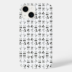 Funda Para iPhone 14 De Case-Mate Coquette Black Bows