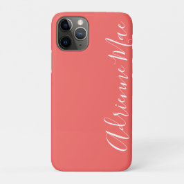 Funda Para iPhone 11 Pro Coral personalizado de moda