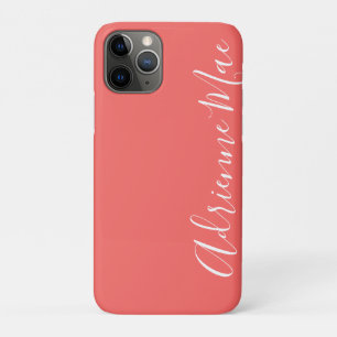 Funda Para iPhone 11 Pro Coral personalizado de moda