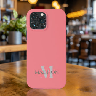 Funda Para iPhone 13 Pro Max Coral rosa personalizado