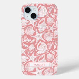 Funda Para iPhone 15 Mini Coral Shells Personalized