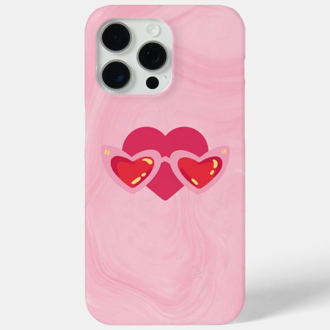 Funda De Case-Mate Para iPhone Corazón (Reverso )