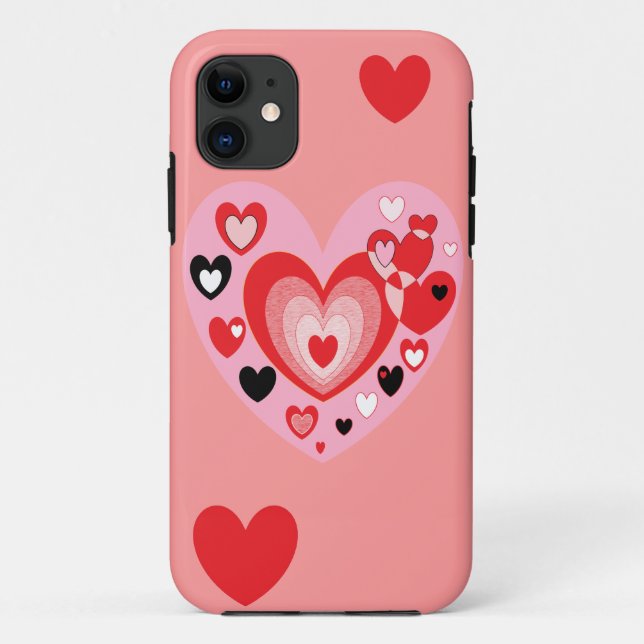Funda De Case-Mate Para iPhone Corazón (Reverso)