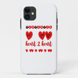 Funda Para iPhone 11 Corazón a corazón