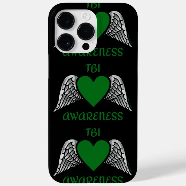 Funda De Case-Mate Para iPhone Corazón/Alas...TBI (Reverso)