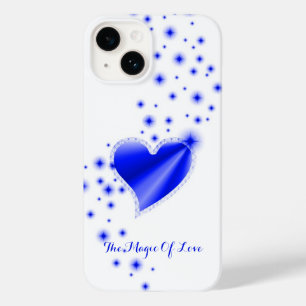Funda Para iPhone 14 De Case-Mate Corazón arcoiris con estrellas, la magia del amor