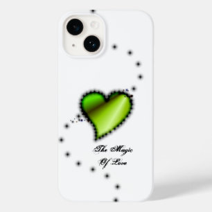 Funda Para iPhone 14 De Case-Mate Corazón arcoiris con estrellas, la magia del amor