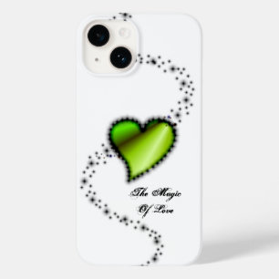 Funda Para iPhone 14 De Case-Mate Corazón arcoiris con estrellas, la magia del amor