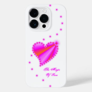 Funda Para iPhone 14 Pro De Case-Mate Corazón arcoiris con estrellas, la magia del amor