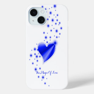 Funda Para iPhone 15 Corazón arcoiris con estrellas, la magia del amor