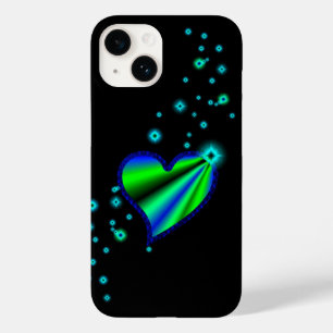 title_seo2 Corazón arcoiris verde azul con estrellas en negro
