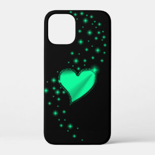 title_seo2 Corazón arcoiris verde con estrellas en negro