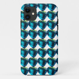 Funda Para iPhone 11 Corazón cielo azul