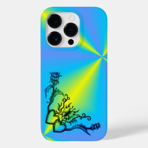 Funda Para iPhone 14 Pro De Case-Mate Corazón con flor y mariposa