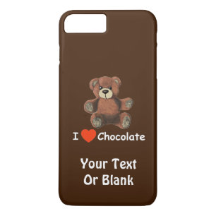 title_seo2 Corazón Cute I (amor) Oso de peluche de chocolate