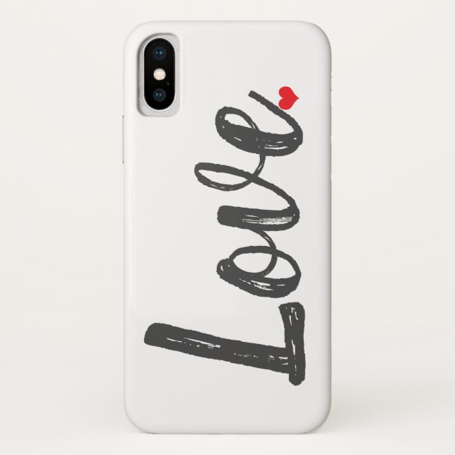 FUNDA DE Case-Mate PARA iPhone CORAZÓN DE AMOR (Reverso)