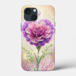 Funda Para iPhone 13 Mini Corazón de amor y luz