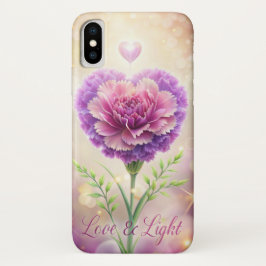 Funda Para iPhone X Corazón de amor y luz