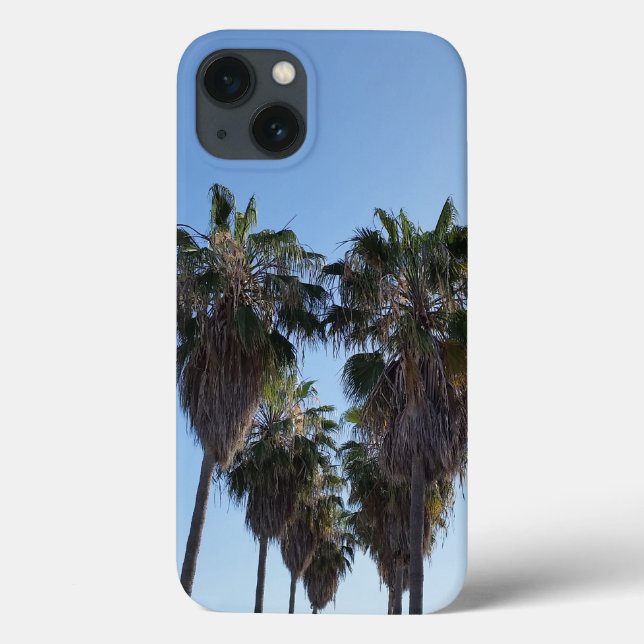 Funda De Case-Mate Para iPhone Corazón de árbol de palmas (Reverso)