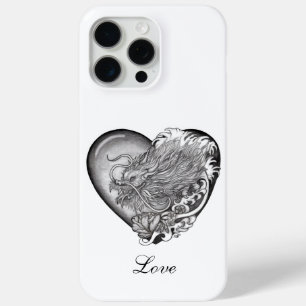 Funda Para iPhone 15 Pro Max Corazón de Dragón