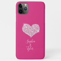 Corazón de espuma de diamantes, guión de nombres d