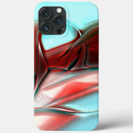Funda Para iPhone 13 Pro Max Corazón de líneas de cristal sobre la textura de m