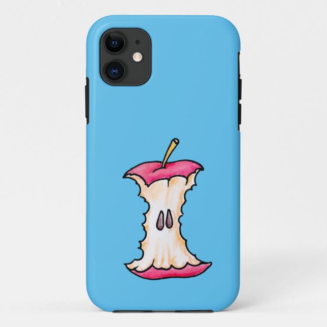 Funda De Case-Mate Para iPhone Corazón de manzana (Reverso)