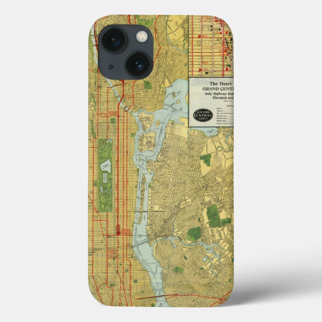 Funda De Case-Mate Para iPhone Corazón de Nueva York (Reverso)