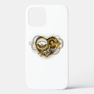 Funda Para iPhone 12 Pro Corazón de vapor con un manómetro