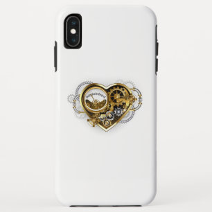 Funda Para iPhone XS Max Corazón de vapor con un manómetro