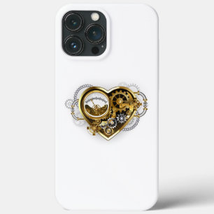 Funda Para iPhone 13 Pro Max Corazón de vapor con un manómetro