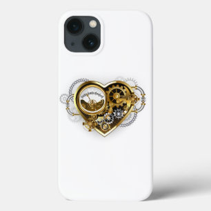 Funda Para iPhone 13 Corazón de vapor con un manómetro