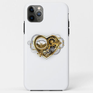 Funda Para iPhone 11 Pro Max Corazón de vapor con un manómetro