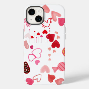 Funda Para iPhone 14 De Case-Mate Corazón dulce alrededor de dulces caramelos