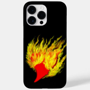 Funda Para iPhone 14 Pro Max De Case-Mate Corazón en llamas