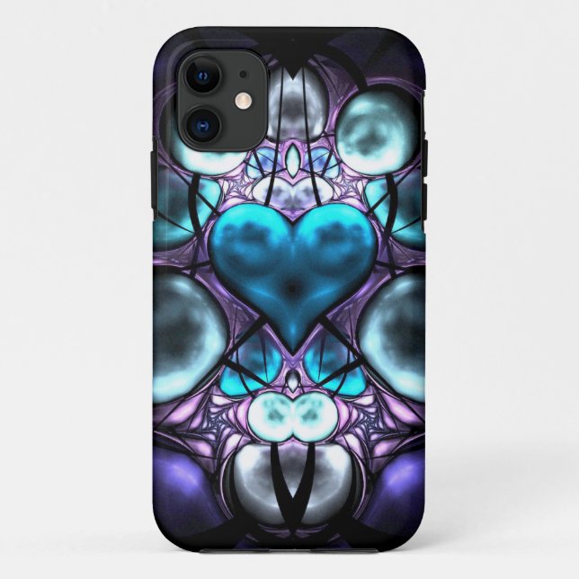 Funda De Case-Mate Para iPhone Corazón encantado (Reverso)