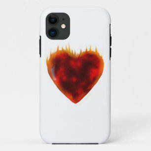 Funda Para iPhone 11 Corazón inflamante