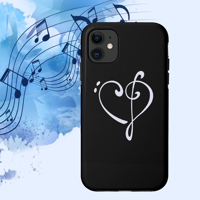 Funda De Case-Mate Para iPhone Corazón limpio (Clef Heart Phone Case)