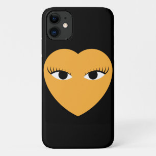 Funda Para iPhone 11 Corazón lindo con ojos