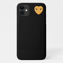 Funda Para iPhone 11 Corazón Pequeño y Lindo con Ojos