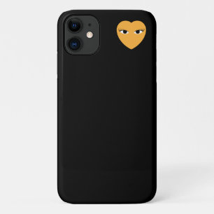 Funda Para iPhone 11 Corazón Pequeño y Lindo con Ojos