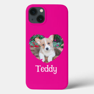 Funda Para iPhone 13 Corazón personalizado con pinturas y fotos