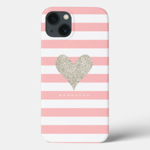 title_seo2 Corazón Purpurina plateado